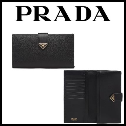 ☆PRADA☆プラダ サフィアーノとレザーの大きな財布