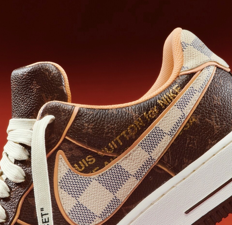 LOUIS VUITTON × NIKE エア フォース 1 LOW｜Monogram Brown Damier Azur BUYMA商品画像 7