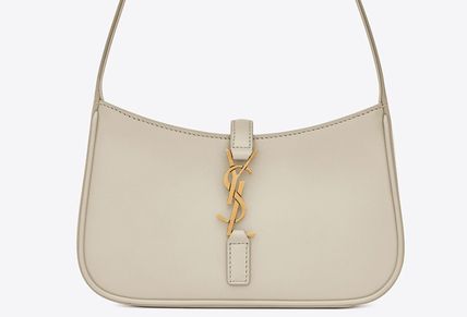 【Saint Laurent】LE5 A7 スムースレザー ミニ ホーボーバッグ
