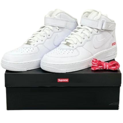 NIKE × SUPREME エア フォース 1 MID｜Triple White FZ8784-100 BUYMA商品画像 10