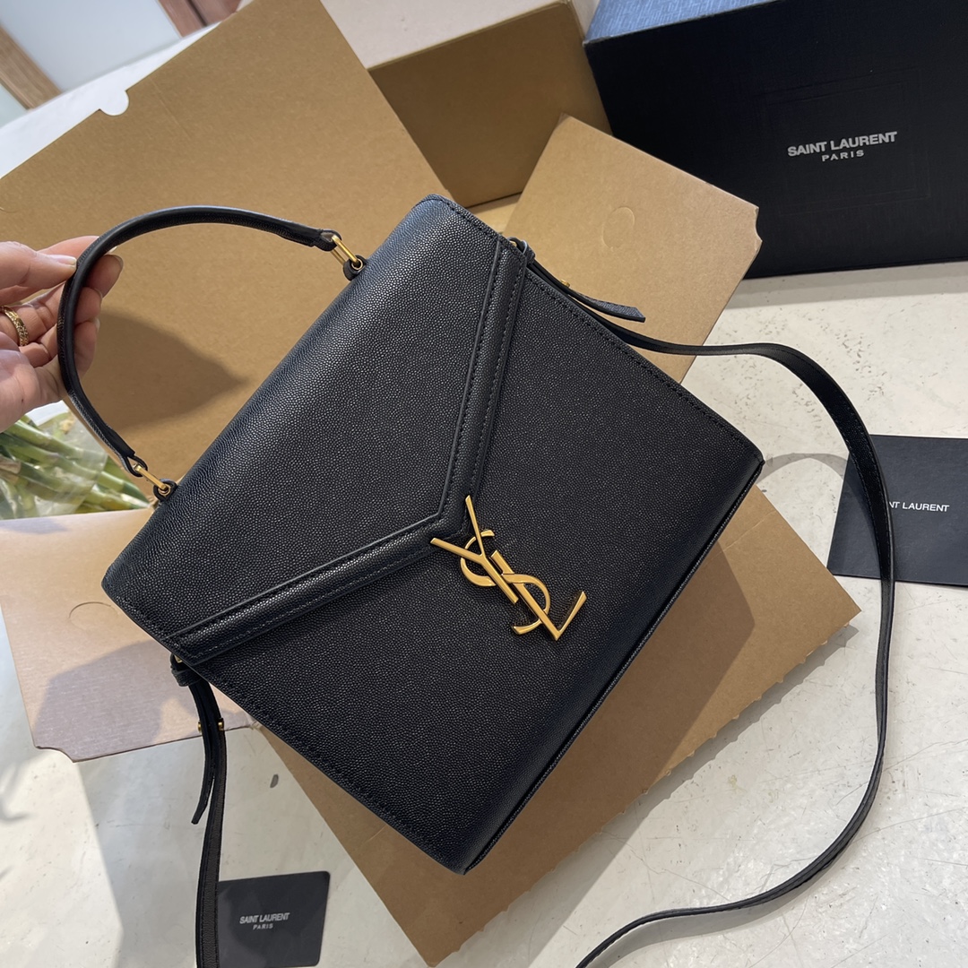 SAINT LAURENT 関税補償☆ カサンドラ2WAY ホワイト/ブラック