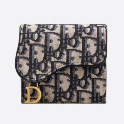DIOR【ディオール】"SADDLE"サドルロータスウォレット☆レザーミニ財布３色