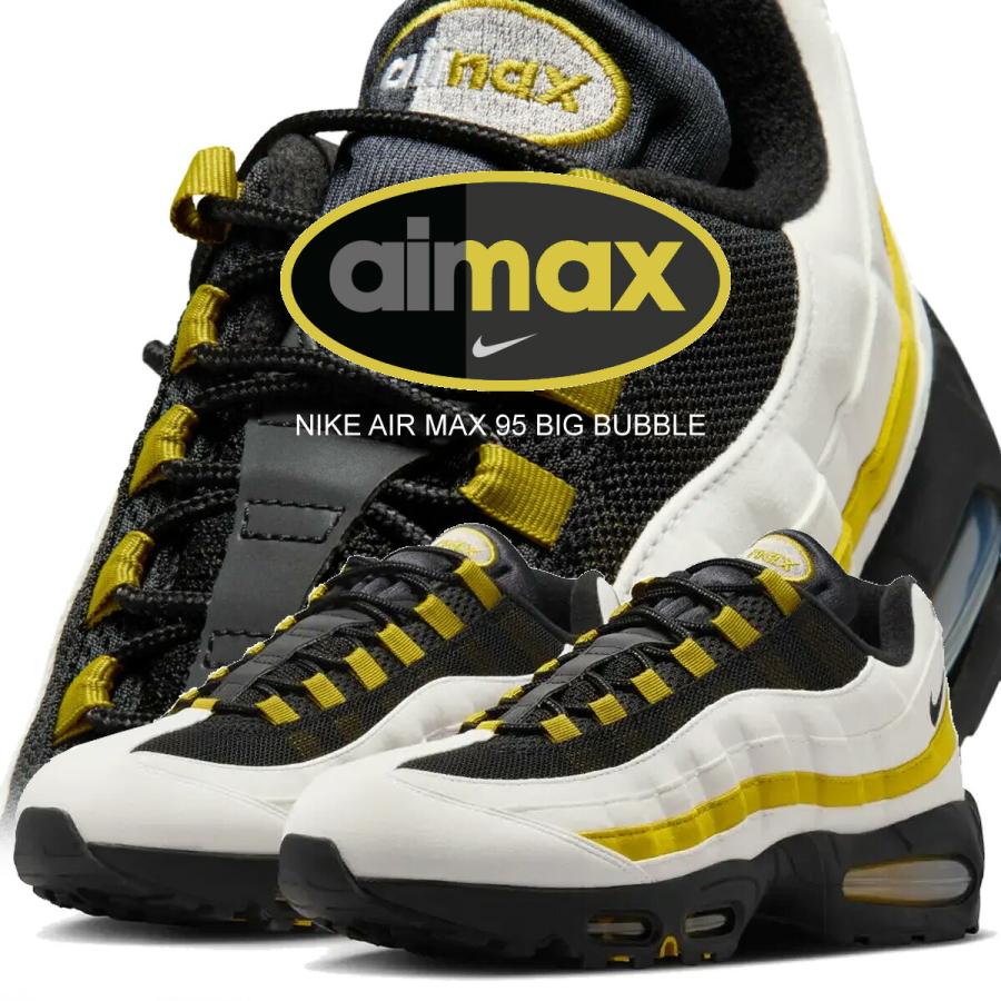 NIKE AIR MAX 95 OG BIG BUBBLE wht/blk-saffron quartz hm4740-102 商品画像 1