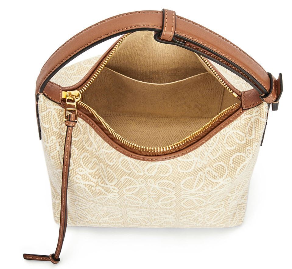 国内即発LOEWE☆スモール Cubiバッグ☆Anagramジャカード&amp;カーフスキン (LOEWE/ショルダーバッグ・ポシェット) 71059471