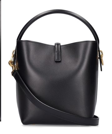Saint Laurent Small Le 37 レザーバケットバッグ
