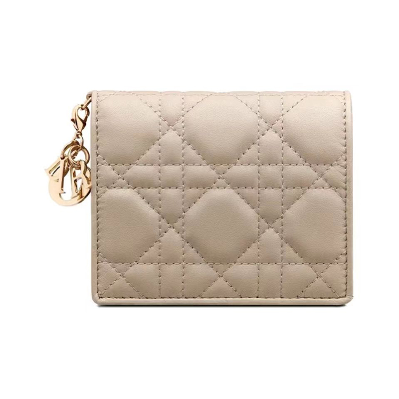 【DIOR】Lady Dior ミニウォレット
