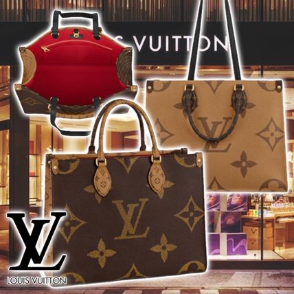 ◆Louis Vuitton◆オンザゴー MM トート バッグ ブラウン