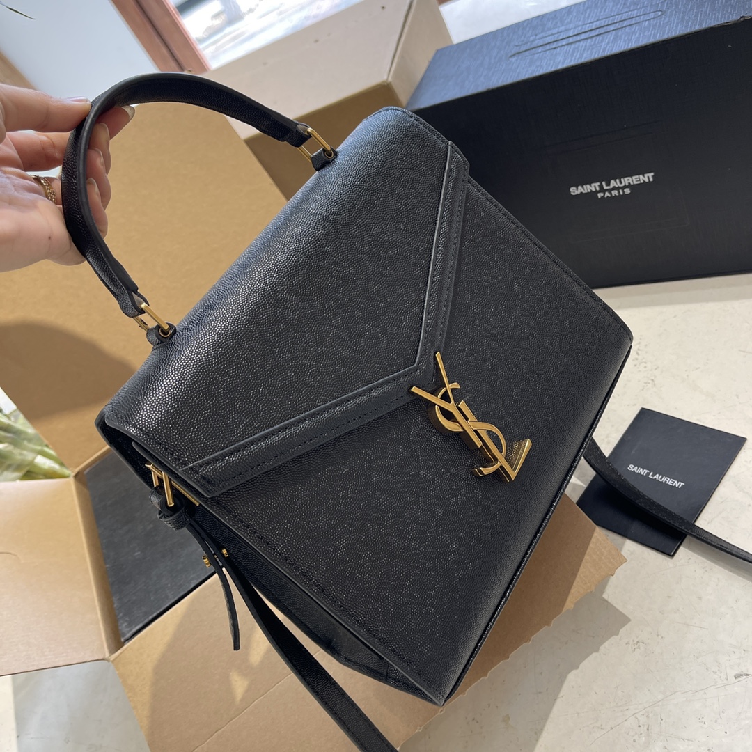 SAINT LAURENT 関税補償☆ カサンドラ2WAY ホワイト/ブラック