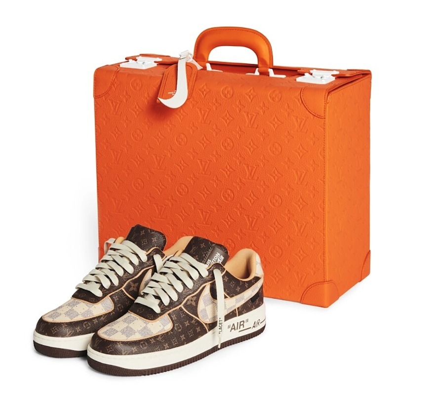 LOUIS VUITTON × NIKE エア フォース 1 LOW｜Monogram Brown Damier Azur BUYMA商品画像 5