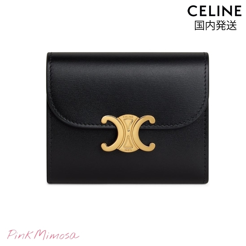 【CELINE】トリオンフ コンパクト財布 SMALL TRIOMPHE WALLET