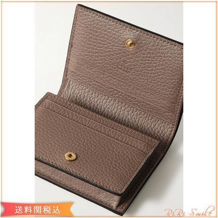 GUCCI GGマーモント レザー ウォレット 二つ折り財布 ミニ財布