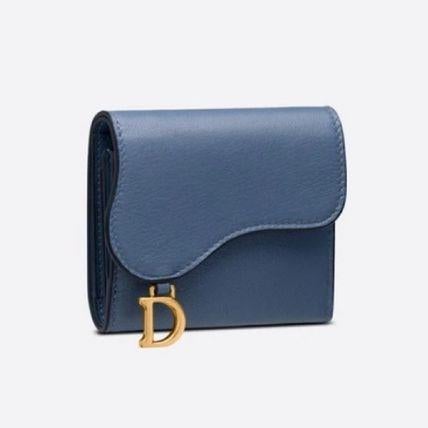 DIOR【ディオール】"SADDLE"サドルロータスウォレット☆レザーミニ財布３色