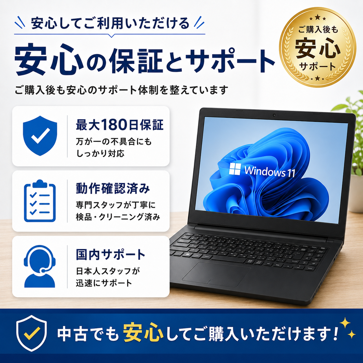 【Office付き】Windows11対応 Core i5 第8世代 ノートPC 15.6インチ