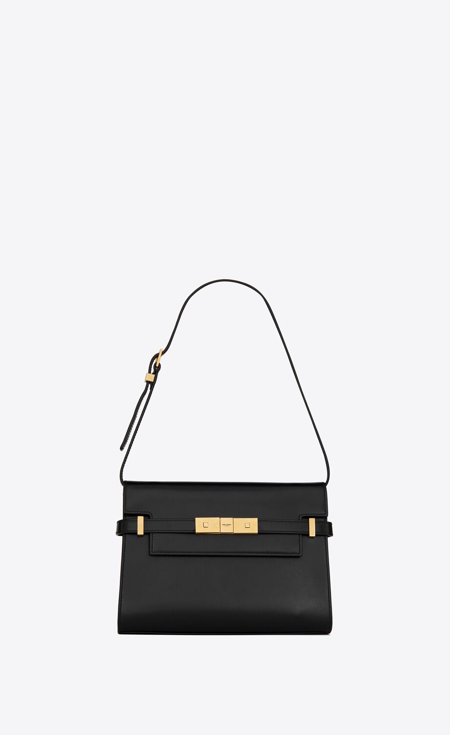 【Saint Laurent】【国内発送】マンハッタン ショルダーバッグ（スモール／ボックスサンローラン レザー） ★全色★