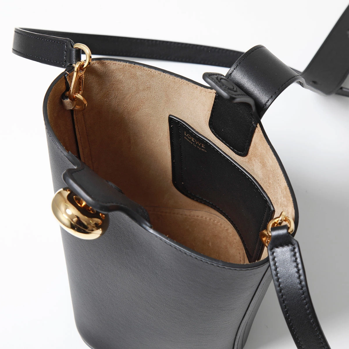 【2024年春夏新作】 LOEWE ロエベ ハンドバッグ PEBBLE BUCKET MINI ペブル バケット ミニ AANBBBMX01 レディース レザー ショルダーバッグ 鞄 カラー2色