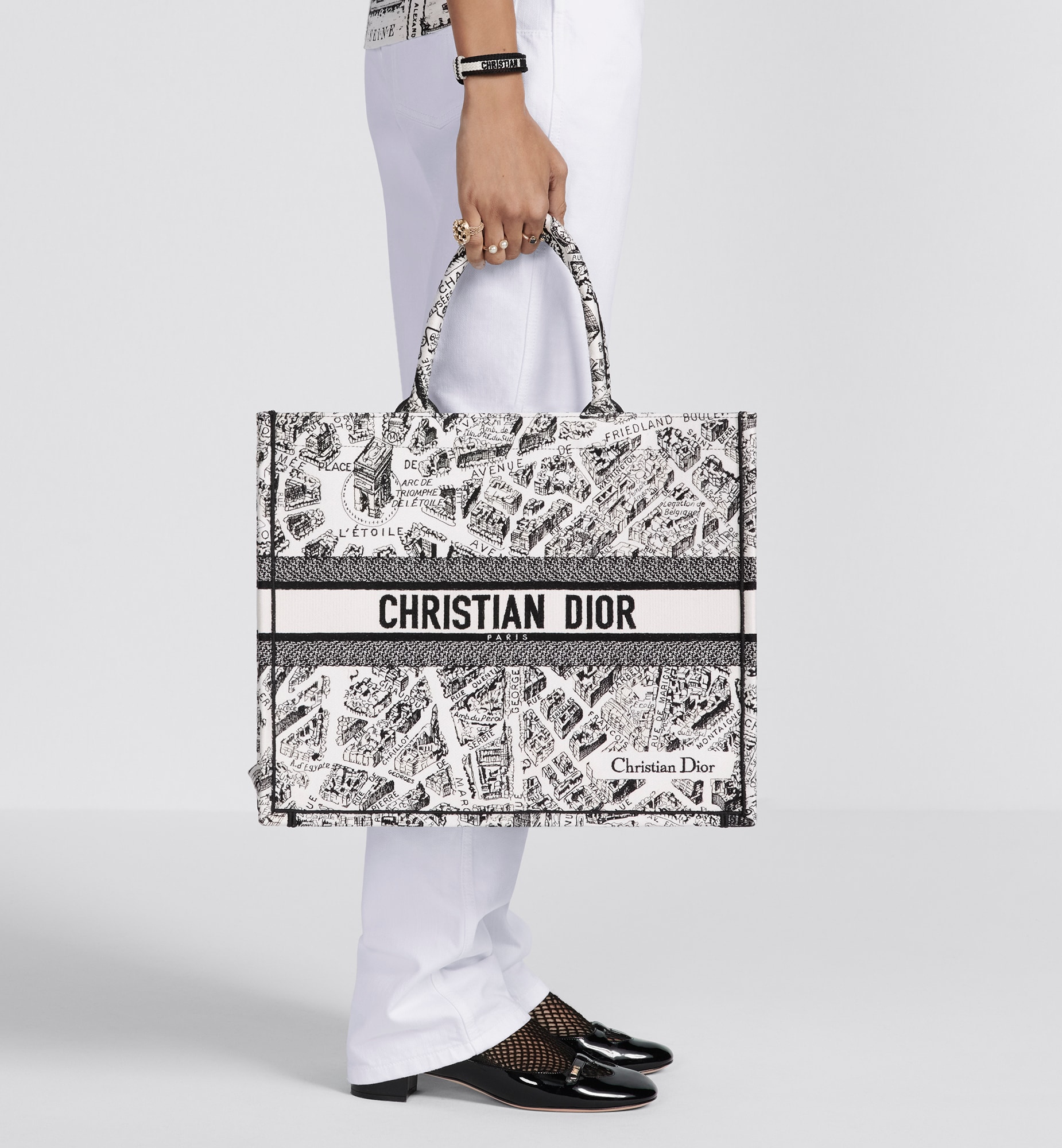 DIOR直営店 23SS Plan de Paris ブックトート ミディアム