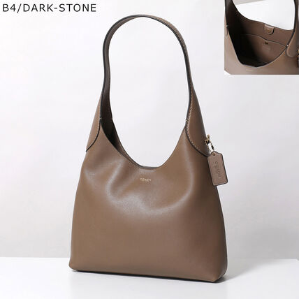 COACH ブルックリン ショルダー バッグ 28 CU068 ダークストーン ライトブラウン 商品画像
