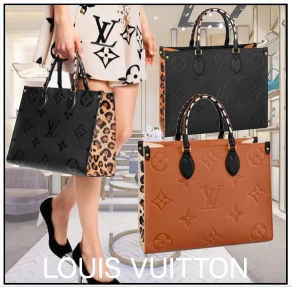 LOUIS VUITTON オンザゴー MM モノグラム アンプラント 2色