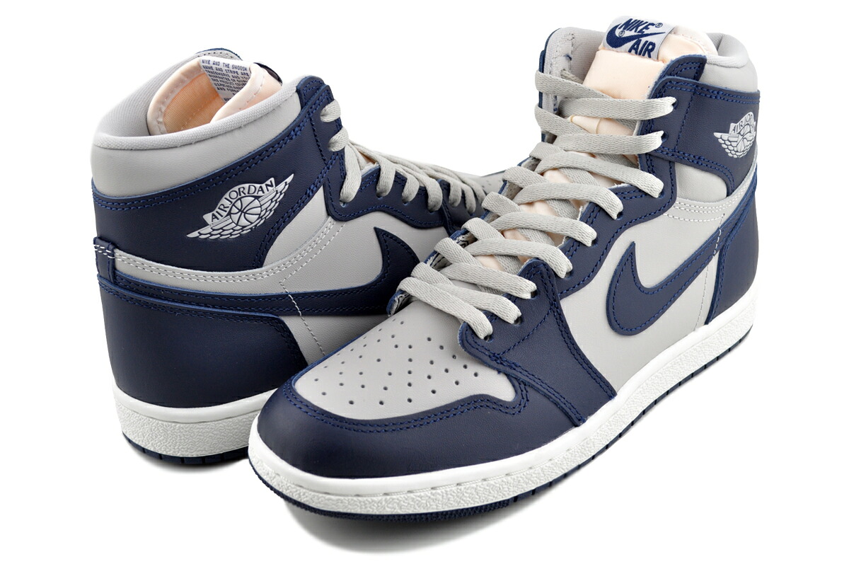 NIKE AIR JORDAN 1 HIGH 85 GEORGETOWN college navy/summit wht bq4422-400 商品画像 2