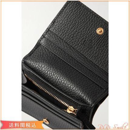GUCCI GGマーモント レザー ウォレット 二つ折り財布 ミニ財布