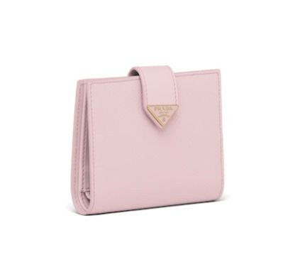 ◆PRADA◆上品 サフィアーノレザーxレザー 折りたたみ財布 6色