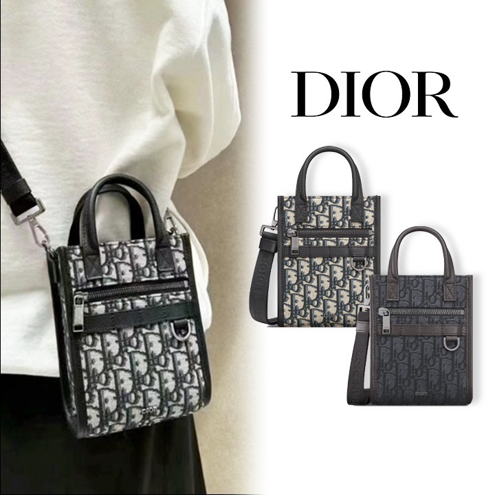 《24SS新作★》DIOR Safari ノースサウス ミニトートバッグ