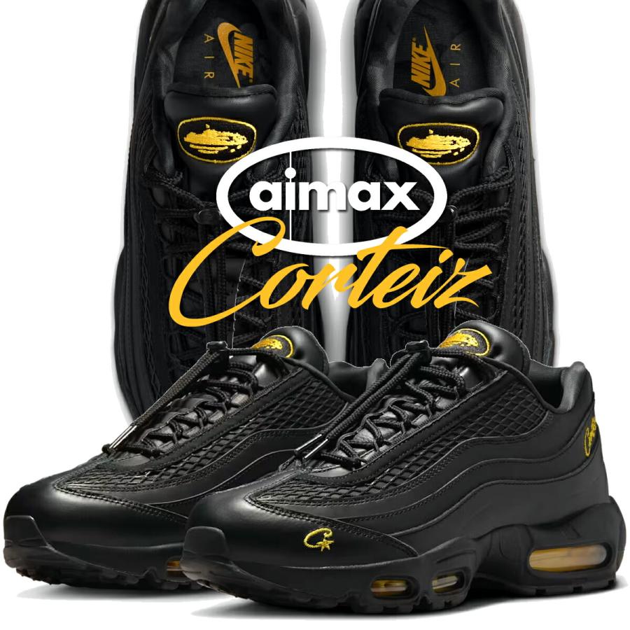 NIKE AIR MAX 95 SP Corteiz blk/blk-tour yellow fb2709-003 商品画像 1