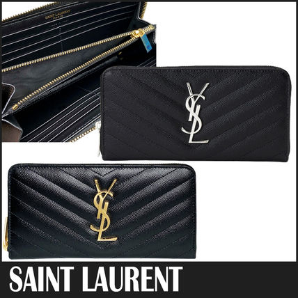 ★関税込★SAINT LAURENT★モノグラム フルジップウォレット★