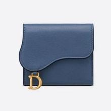 DIOR【ディオール】"SADDLE"サドルロータスウォレット☆レザーミニ財布３色