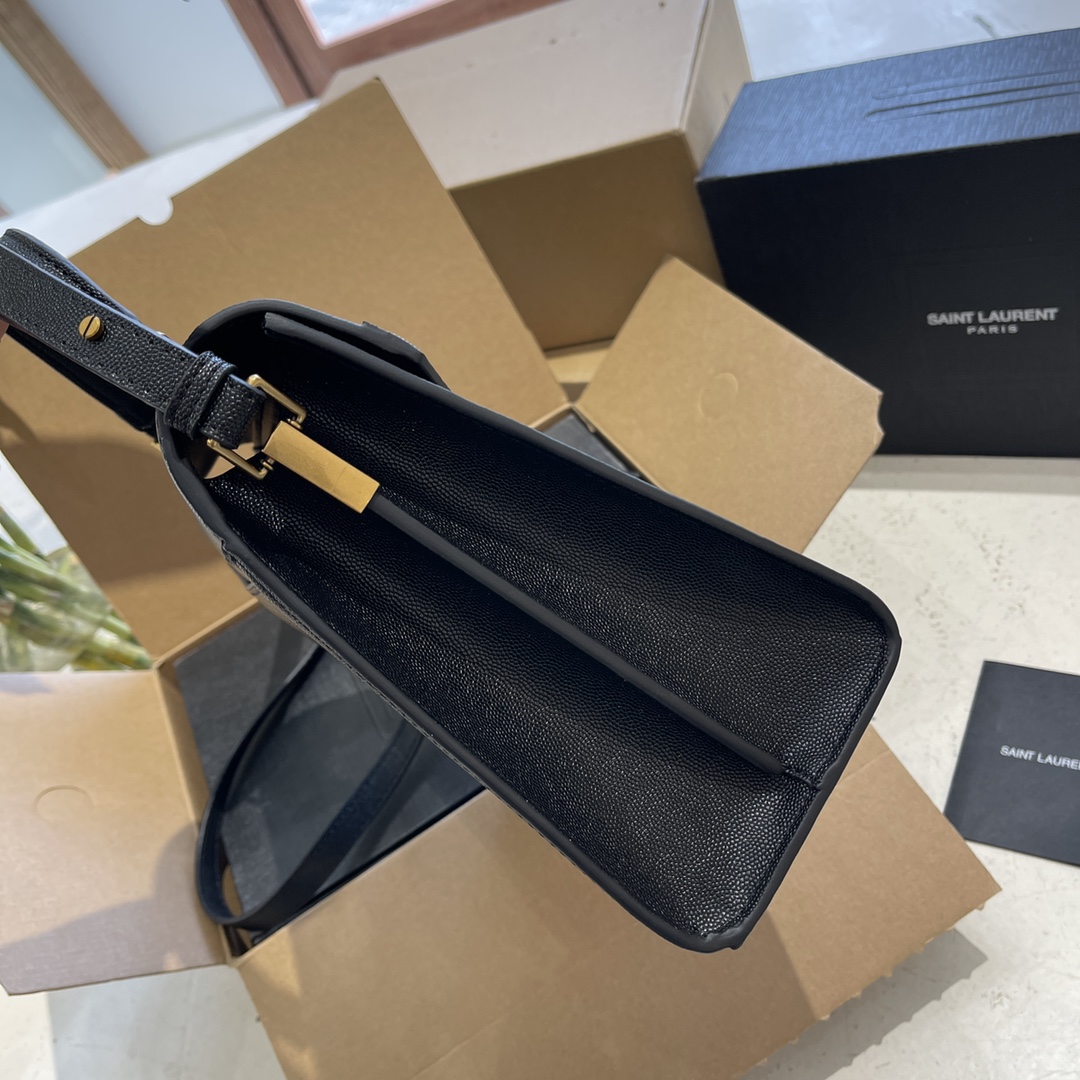SAINT LAURENT 関税補償☆ カサンドラ2WAY ホワイト/ブラック