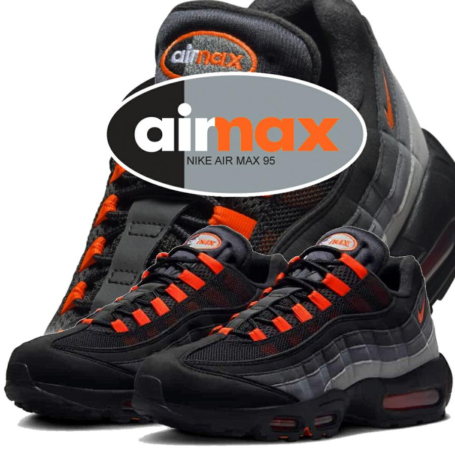 NIKE AIR MAX 95 blk/hyper crimson-anthracite fv4710-002 商品画像 1