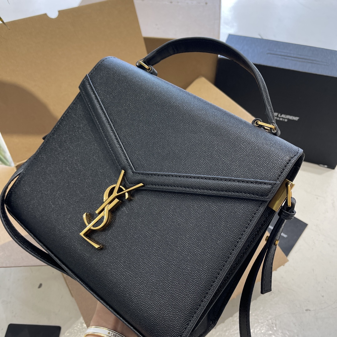 SAINT LAURENT 関税補償☆ カサンドラ2WAY ホワイト/ブラック