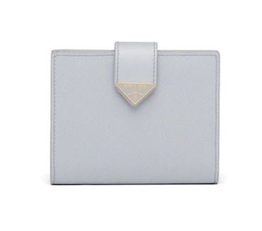 ◆PRADA◆上品 サフィアーノレザーxレザー 折りたたみ財布 6色
