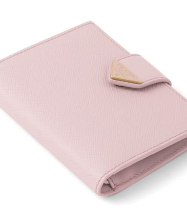 ◆PRADA◆上品 サフィアーノレザーxレザー 折りたたみ財布 6色
