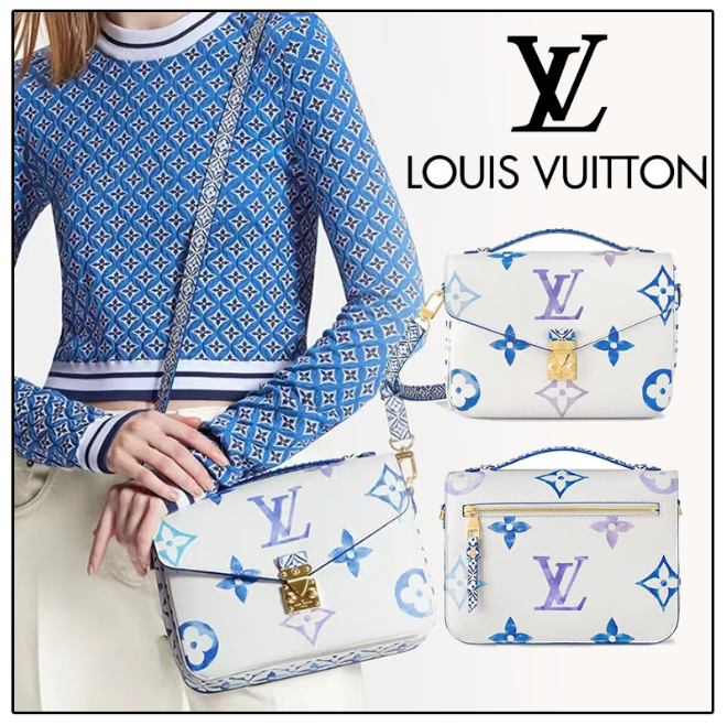 【LOUIS VUITTON】LV Pochette Metis 2023夏限定水彩シリーズ