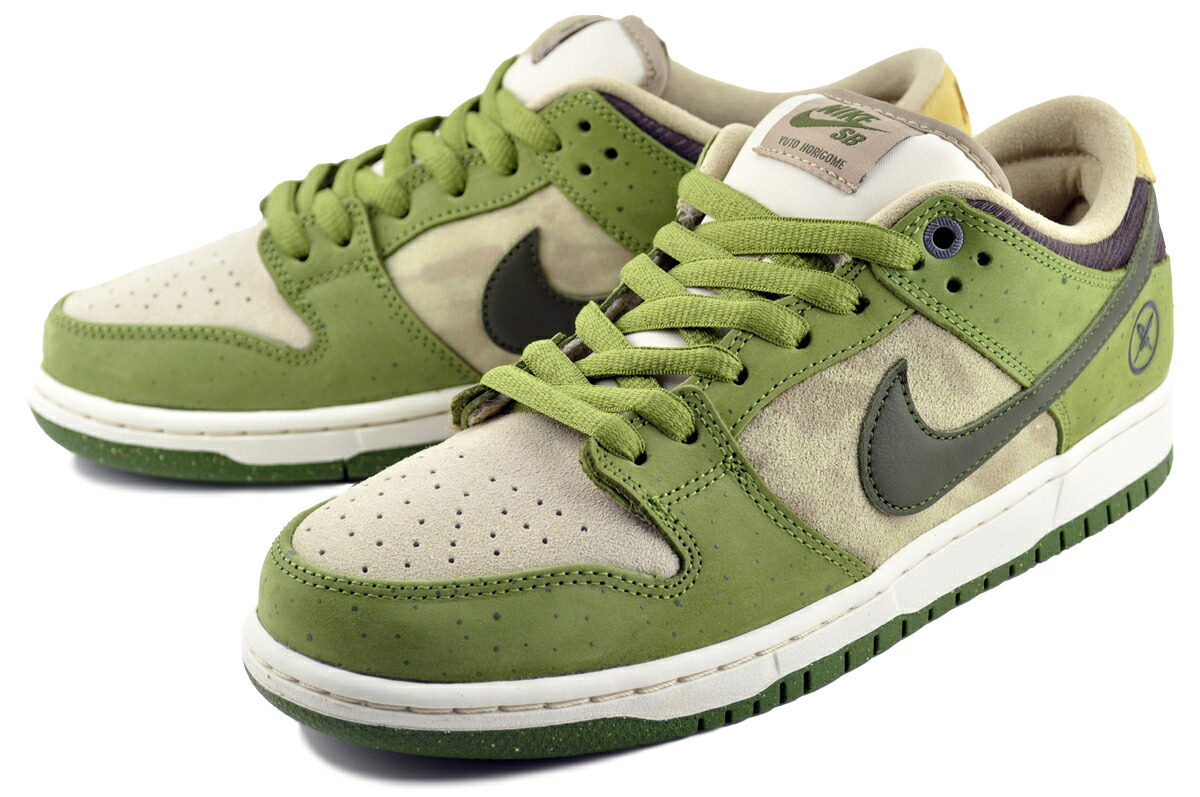 NIKE SB DUNK LOW PRO YUTO HORIGOME asparagus/legion green hf8022-300 商品画像 3