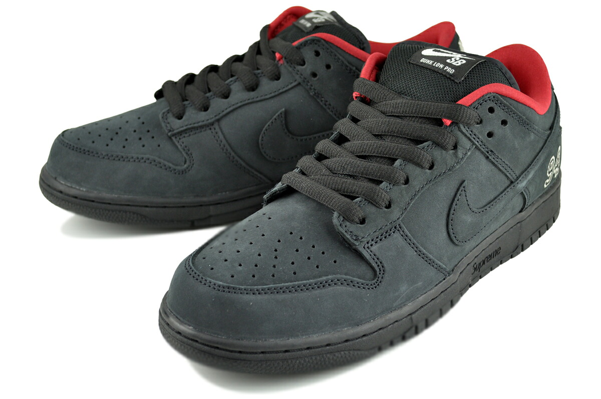 NIKE SB DUNK LOW OG QS SUPREME blk/blk-blk hq8487-001 商品画像 3