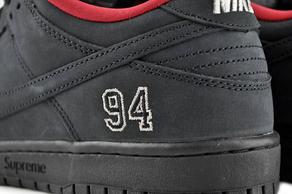NIKE SB DUNK LOW OG QS SUPREME blk/blk-blk hq8487-001 商品画像 7