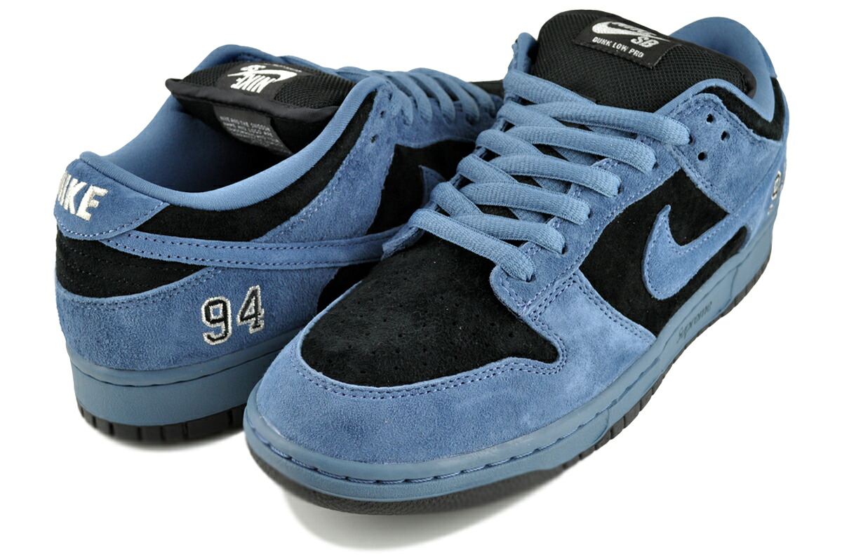 NIKE SB DUNK LOW OG QS SUPREME ocean fog/ocean fog-blk hq8487-400 商品画像 2