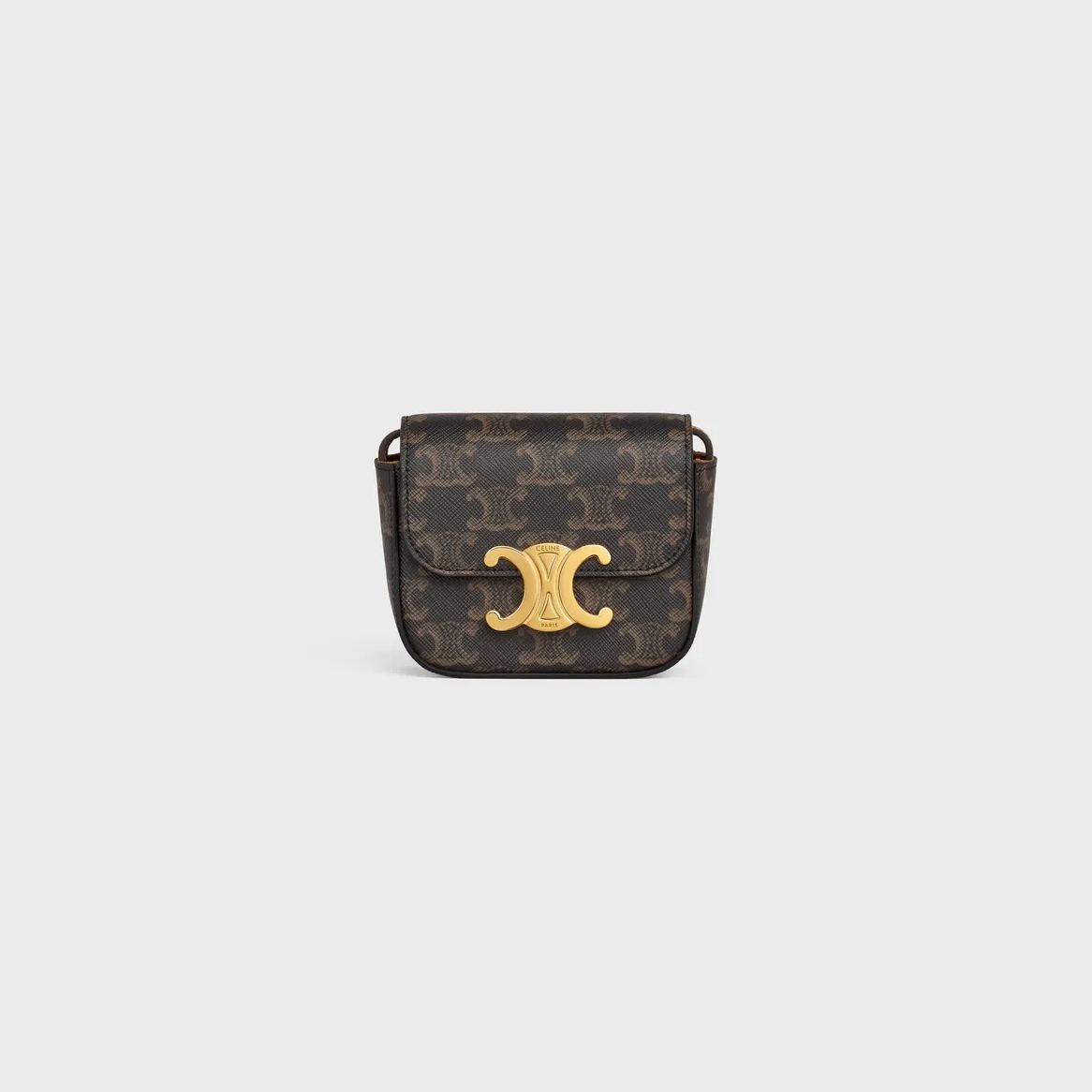 【CELINE】人気★すぐ届くショルダーバッグ　ミニ トリオンフ