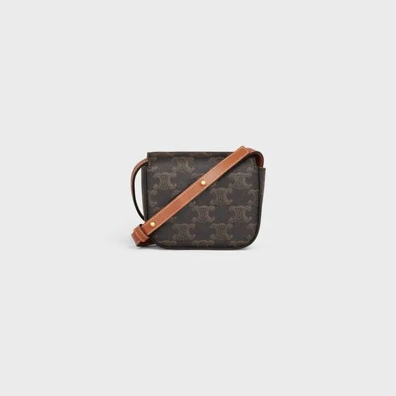【CELINE】人気★すぐ届くショルダーバッグ　ミニ トリオンフ