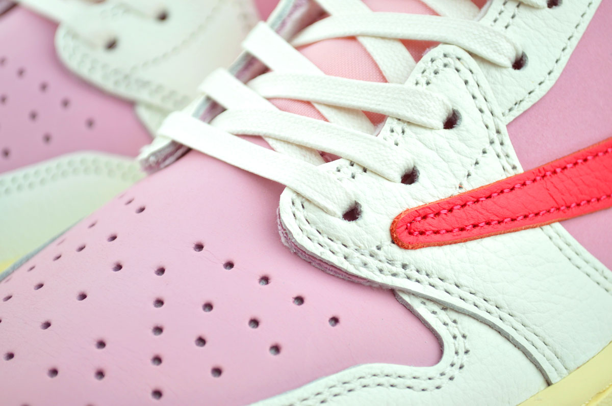 NIKE AIR JORDAN 1 LOW OG SP TRAVIS SCOTT sail/tropical pink-shy pink iq7604-101 商品画像 5