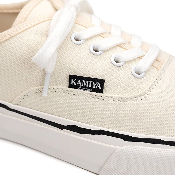KAMIYA カミヤ / Vulcanize Sneaker  KAMIYA-G11FW701  white / black