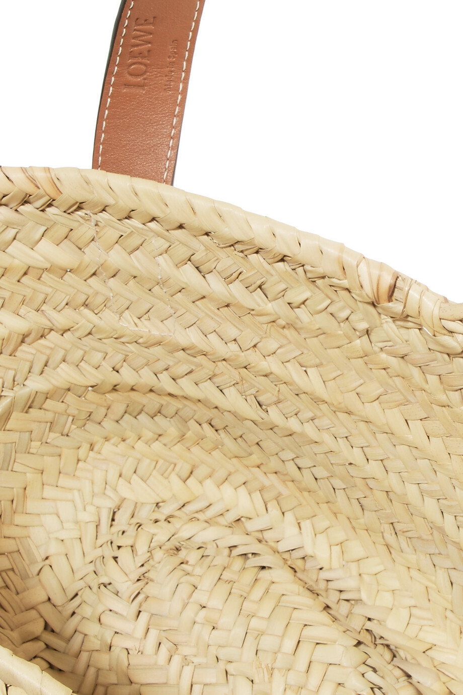 ∞∞ LOEWE ∞∞ Small leather-trimmed バスケットバッグ ☆