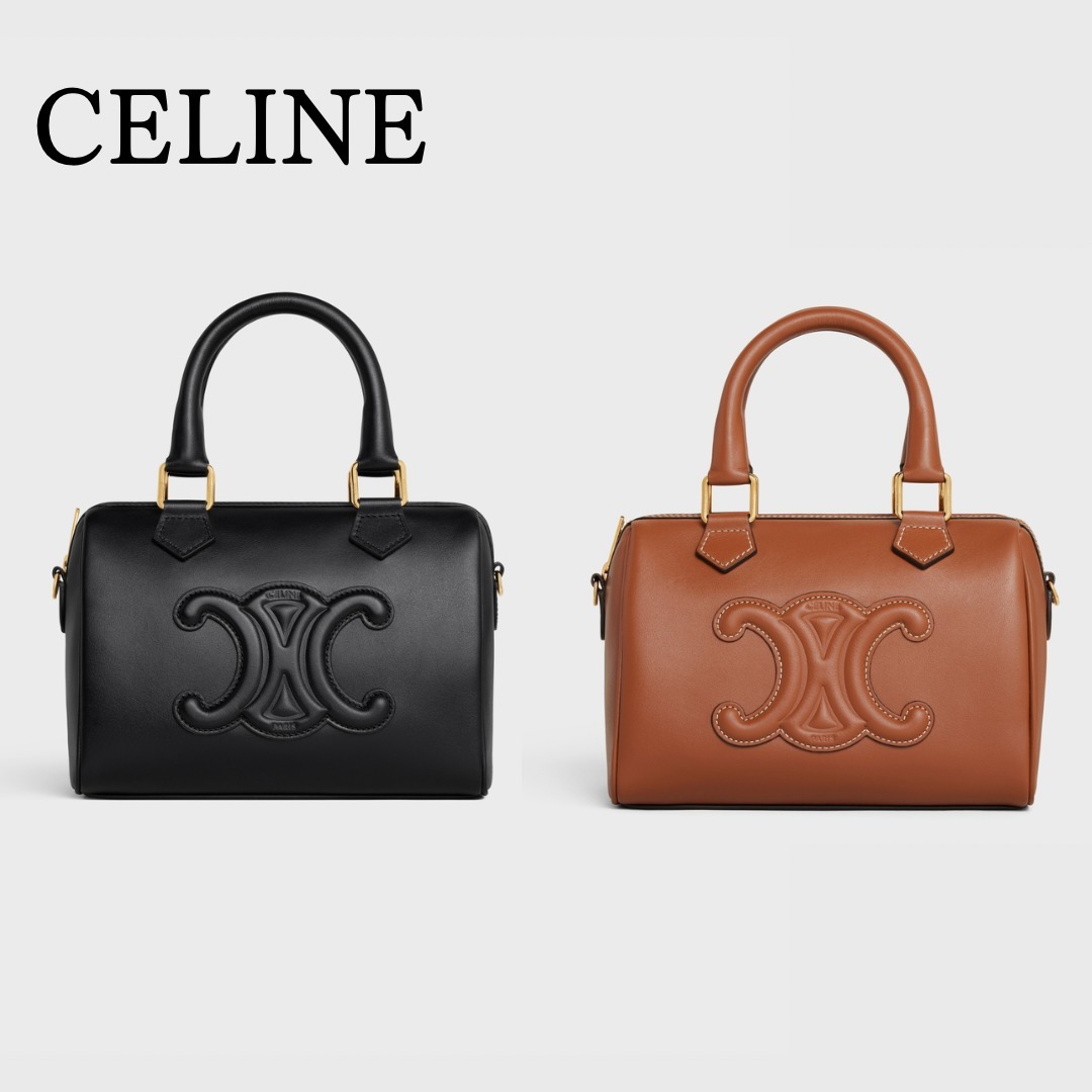 2023SS新作! 【 CELINE 】キュイル トリオンフ ボストン バッグ