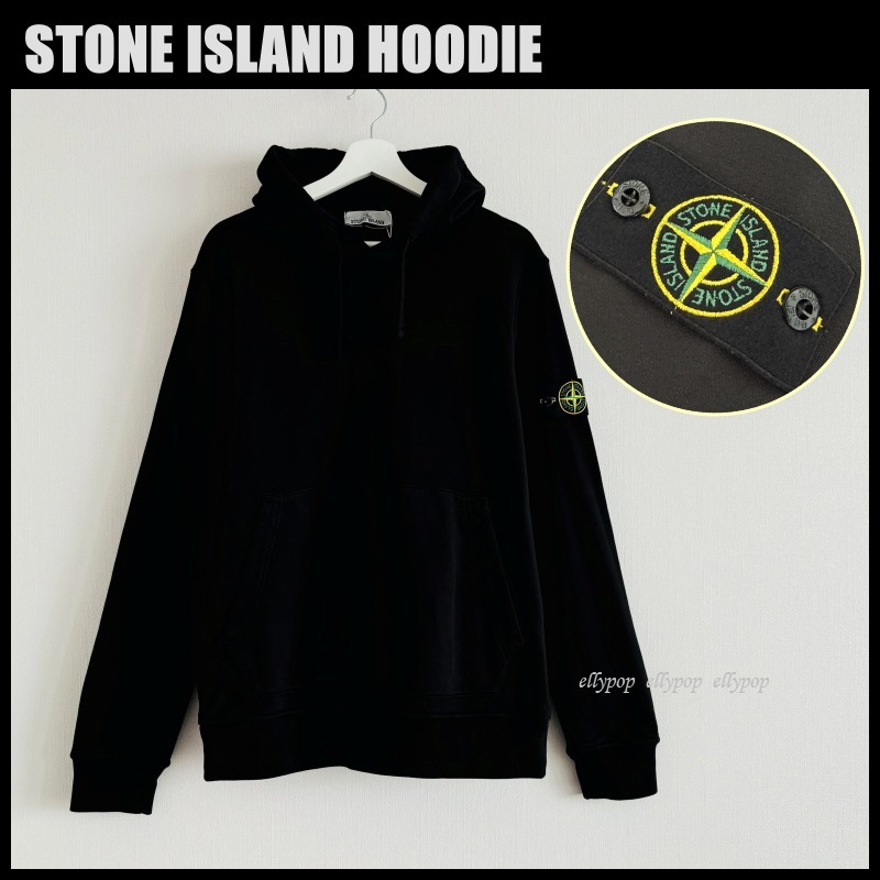 STONE ISLAND ワッペン パーカー フーディー ストーンアイランド