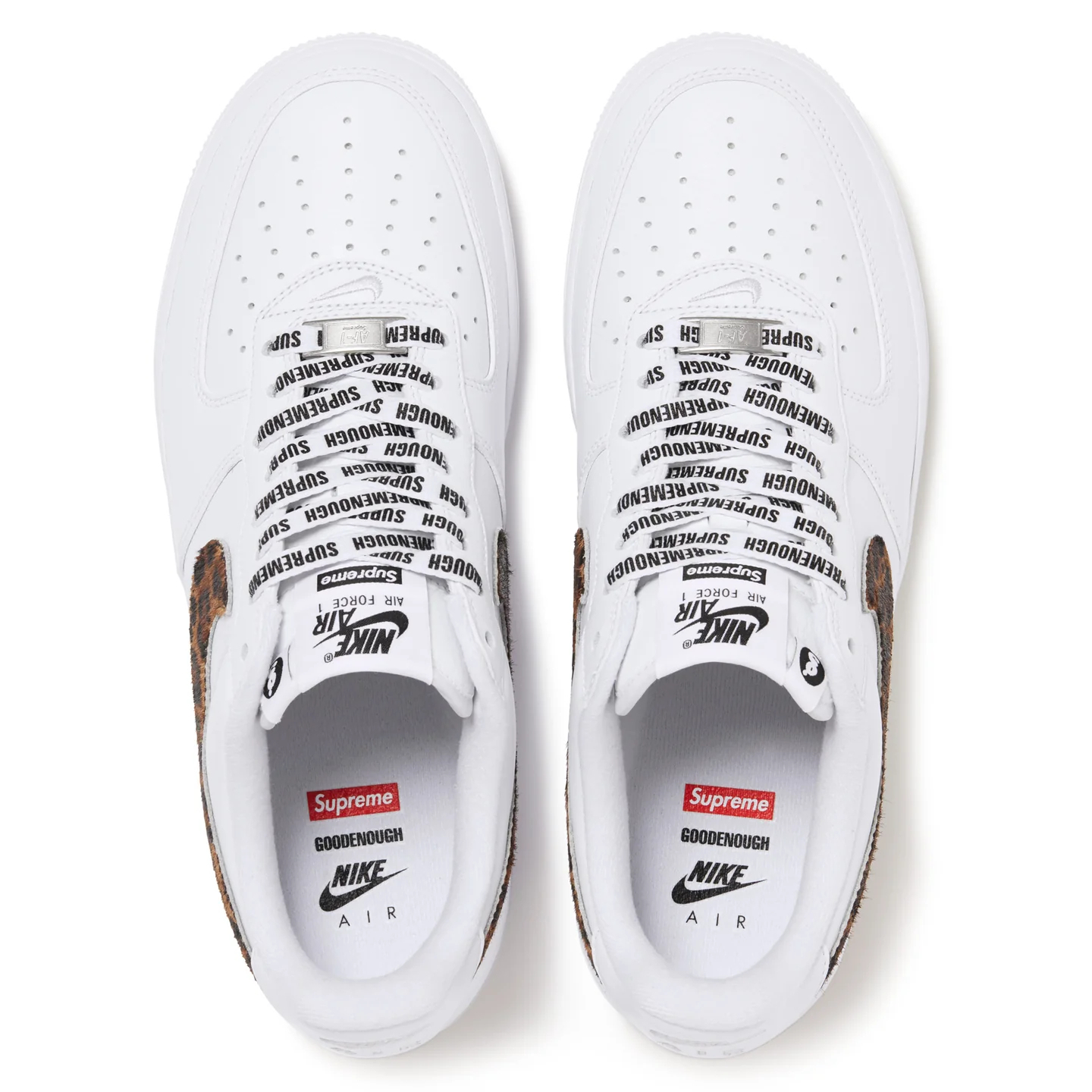 【Nike x Supreme x GOODENOUGH】Air Force 1 Low White - 25SS