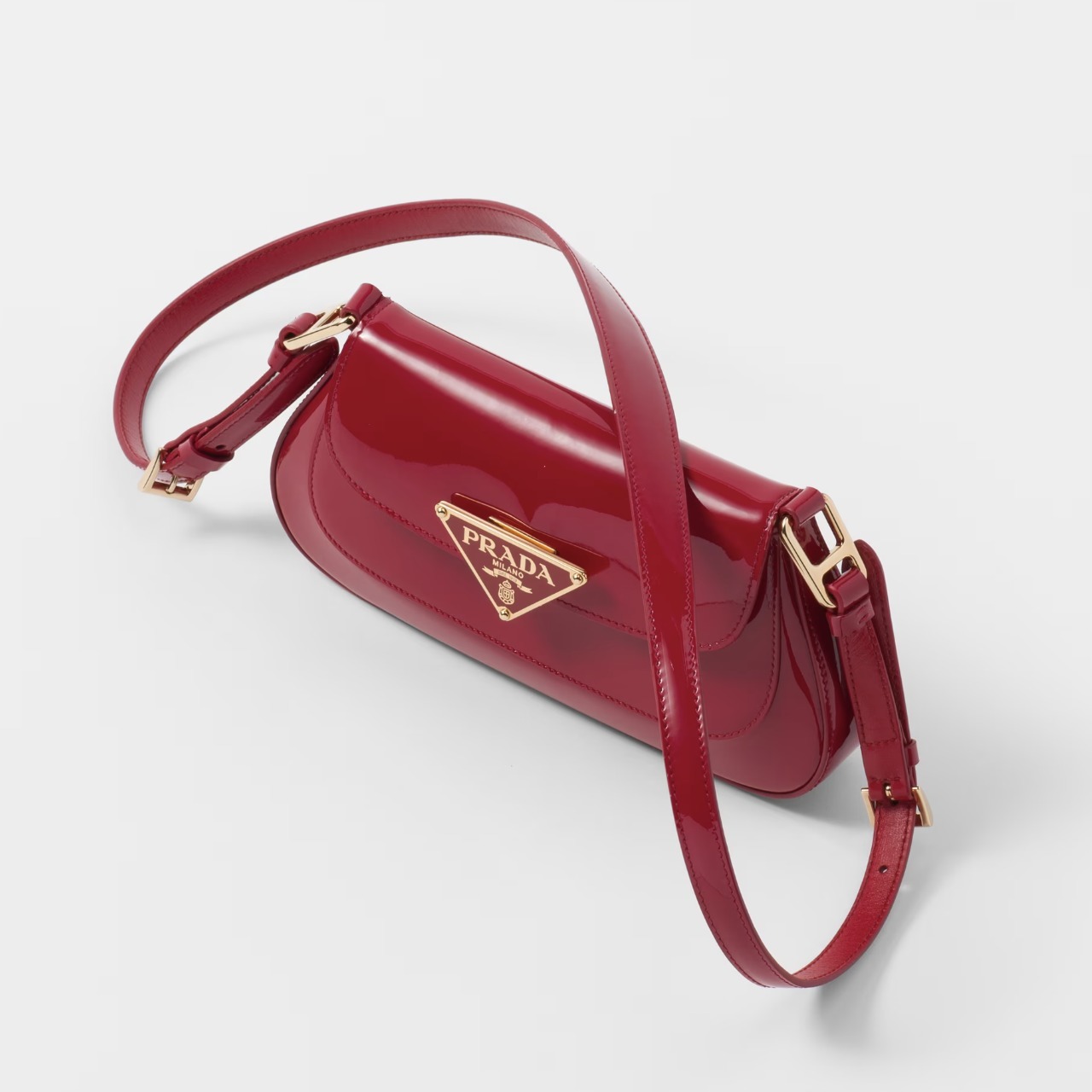 セール◆PRADA◆プラダ◆パテントレザー ショルダーバッグ