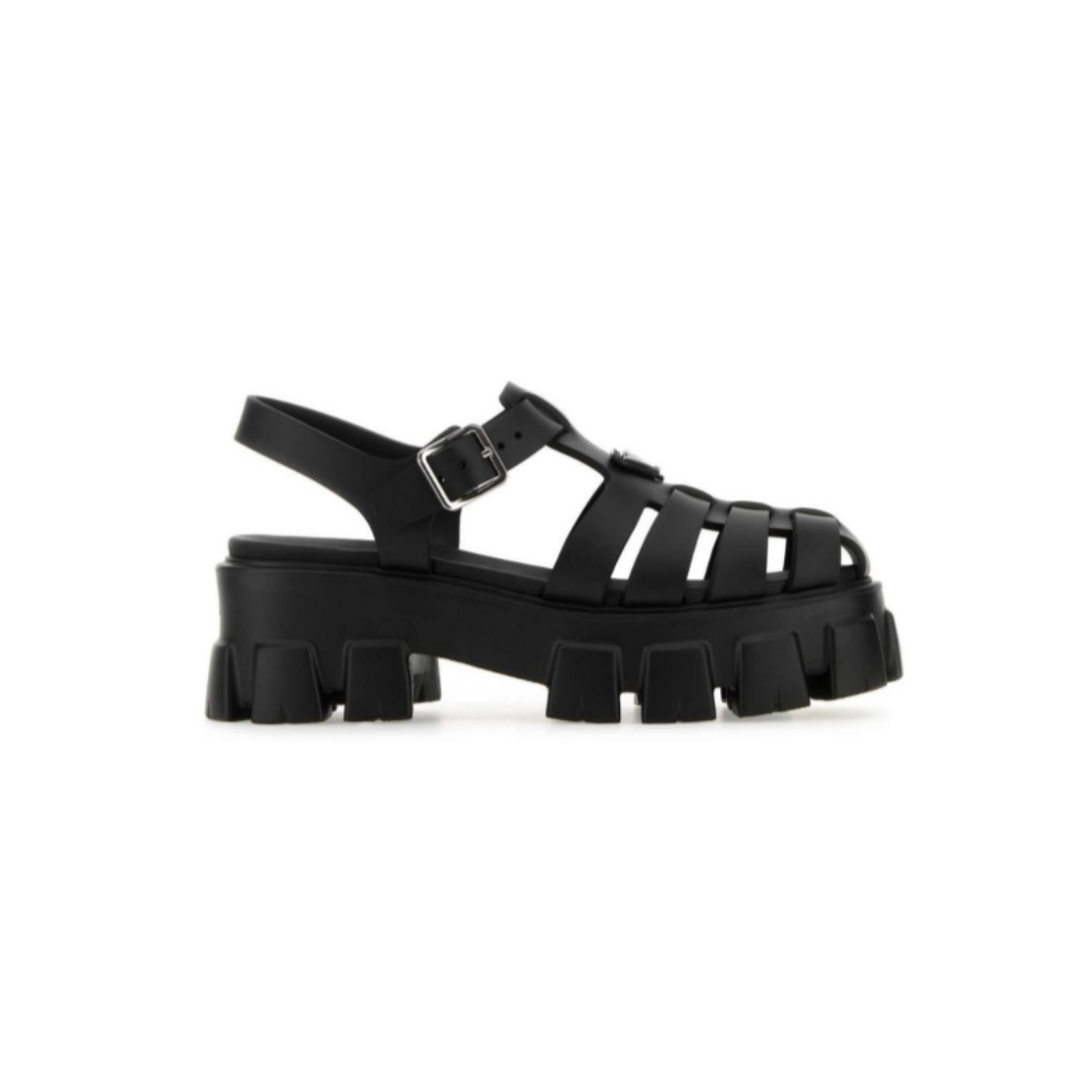 PRADA■レディース フォームラバー サンダル Black