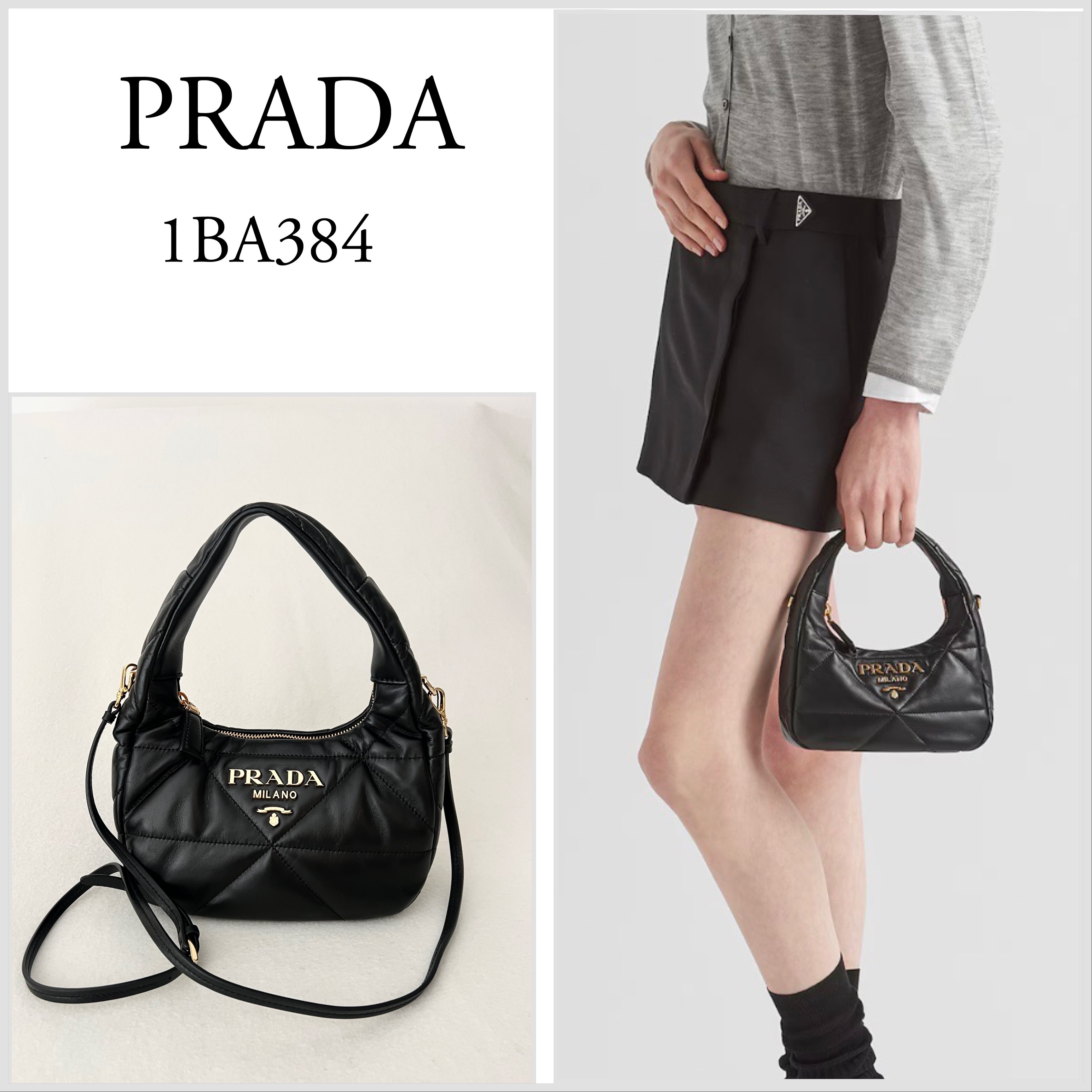 絶対可愛い☆PRADA☆ナッパレザーミニバッグ♪